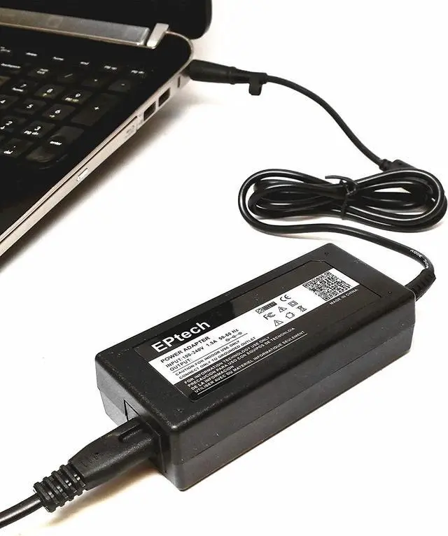 Alt view image 4 of 5 - YUSTDA (10Ft Extra Long) AC Adapter Cord for HP Sliver Fusion 15-AY039WM 15-ay041wm Touchscreen Laptop PC Battery Charger Power Supply
