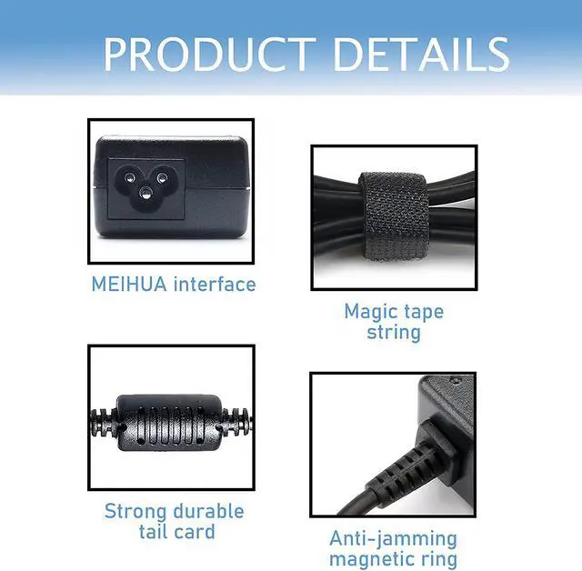 Alt view image 3 of 7 - 18.5V 3.5A 65W AC Laptop Power Adapter Charger for HP 2000 Notebook PC 2000-2B19WM 2000-2D19WM 2000-2C29WM 2000-2D49WM 2000-2B09WM 2000-2D24DX 2000-2B44DX Power Supply Cord