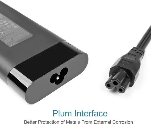 Alt view image 3 of 4 - KK LTD 19.5V 7.7A 150W TPN-CA11 TPN-DA09 AC Adapter Fit for HP ZBOOK 15 G3 G4 G5 PAVILION 15 OMEN NOTEBOOK 17T Laptop Power Charger