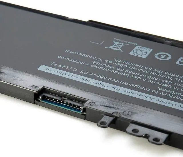 Alt view image 2 of 4 - New WJ5R2 Replacement Laptop Battery Compatible with Dell Precision 3510 4F5YV Series - 11.4V 84Wh