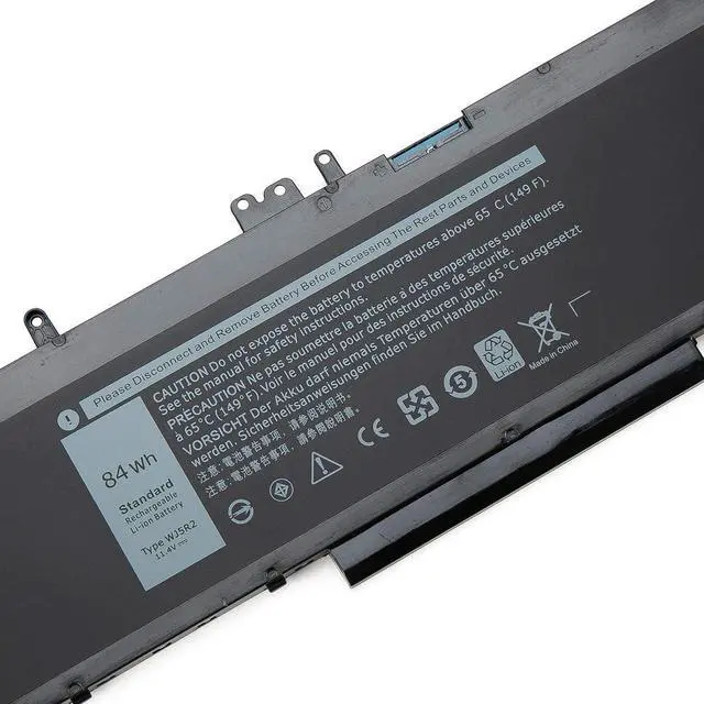 Alt view image 3 of 4 - New WJ5R2 Replacement Laptop Battery Compatible with Dell Precision 3510 4F5YV Series - 11.4V 84Wh