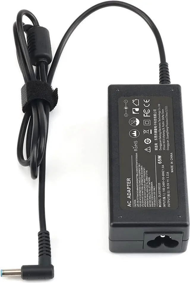 Alt view image 2 of 6 - Laptop Charger for HP Envy X360 13 15 17 15-1033wm 15-1039wm Chromebook 11 G3 G4 G5 EE 14 G3 G4 G5 11-v000 11-ae000 Series AC Power Supply Adapter Cord 65W 19.5V 3.33A