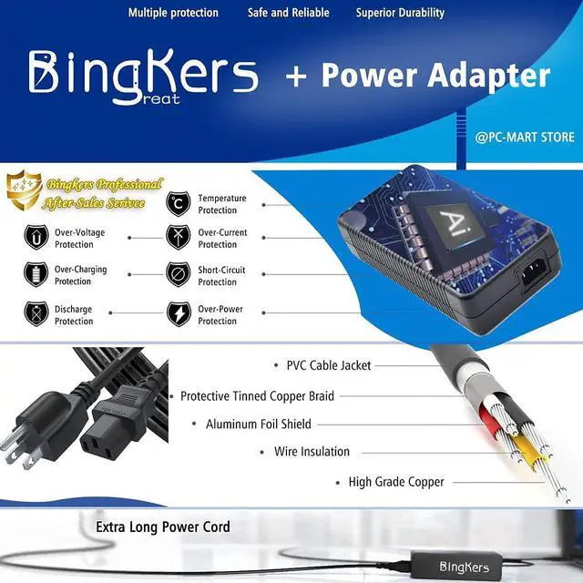 Alt view image 4 of 7 - 330W 19.5V 16.9A Power AC Adapter ADP-330AB D Power Supply for Dell Alienware x51, M18x M18x R1, R2, R3, M18X-0143 330w AC Adapter F0K0N, 331-2429, 320-2269, XM3C3, DA330PM111