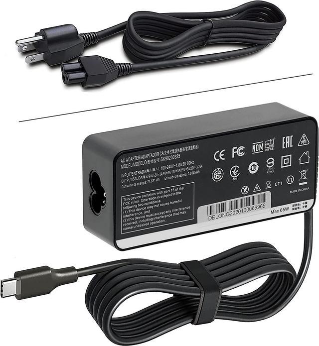 Chargeur Lenovo ThinkPad T480 T580 T480s-65W Adaptateur
