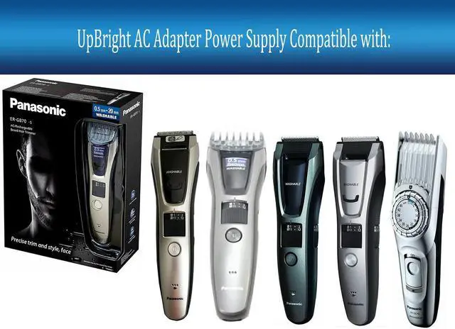 Alt view image 2 of 5 - UpBright DC 1.9V 1.4A AC Adapter Compatible with Panasonic ER-GB60 k ER-GB70 ER-GB80 1.2V Beard Hair Trimmer RE9-45 RE9-52 RE9-70 RE9-86 RE9-46 RE9-49 RE9-76 RE9-52 RC3-27 RC3-32 Power Battery Charger