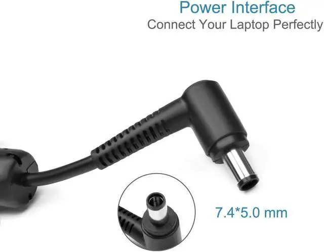 Alt view image 3 of 6 - JUYOON Charger Power Supply for MSI ge75 gl75 GP75 GP65 GE73 GE63 GT72 WT72 aorus X7 v6 v5 v7 v8 15-W9 15-X9 15-XA 15-WA 15-SA 17-SA 17-WA Intel NUC KIT NUC9i9 nuc8i7 MS-17C5 MS-16P5 MS-16Q3