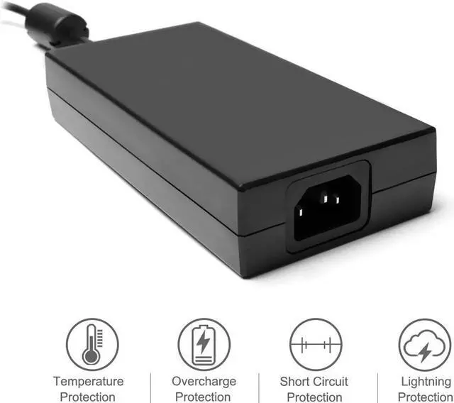 Alt view image 5 of 6 - JUYOON Charger Power Supply for MSI ge75 gl75 GP75 GP65 GE73 GE63 GT72 WT72 aorus X7 v6 v5 v7 v8 15-W9 15-X9 15-XA 15-WA 15-SA 17-SA 17-WA Intel NUC KIT NUC9i9 nuc8i7 MS-17C5 MS-16P5 MS-16Q3