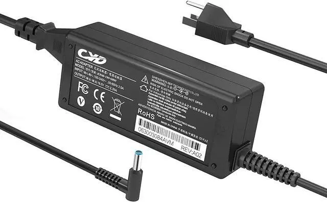 Alt view image 5 of 7 - QYD 45W Laptop Charger Compatible for HP Laptop Charger 15-BS020WM 15-AB153NR 15-BS074NR 741727-001 740015-002 HSTNN-CA40 7400015-001 740015-003 ADP-45WD B Ac Adapter,8.2ft Notebook Power Cord Cable