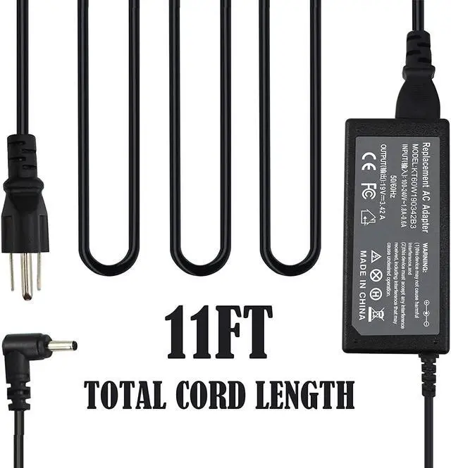 Alt view image 6 of 7 - AC Charger for Samsung Galaxy View SM-T670 SM-T677A 18.4 Tablet Galaxy Book Flex 2 Alpha NP730QCJ NP730QDA NP730QCJ-K01US K02US NP730QDA-KB1US KA3US Notebook 9 NP900 NP900X NP940 NP940X NP930X Charger