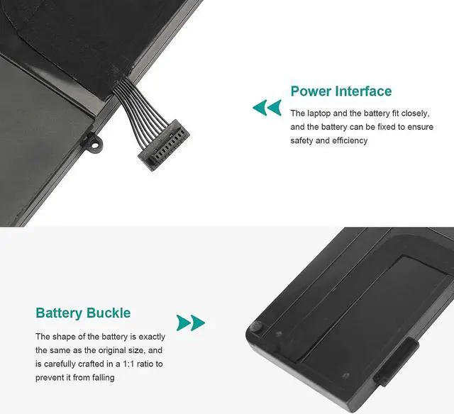 Alt view image 4 of 7 - Fancy Buying A1382 A1286 Laptop Battery for 15 inch MacBook Pro 8,2 9,1 MacBook Pro Battery A1286 (Mid 2012 Early 2011 Late 2011)