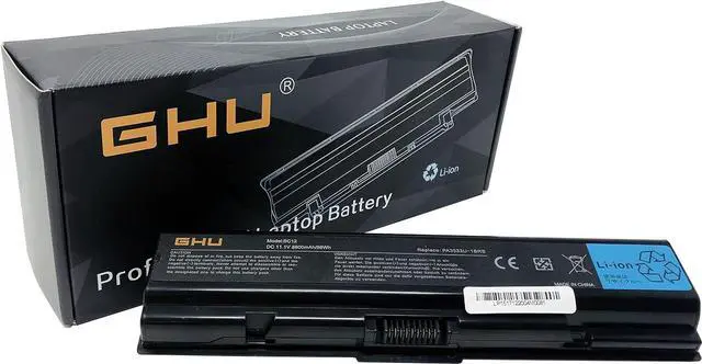 Main image of GHU New Battery 98 WH PA3727U-1BRS PA3535U-1BRS 12 Cell 8800 mAh Li-ion Replacement for Toshiba Satellite A200 A205 A210 A300 A350 A350 A505 L305 L300 L450 L455 L450D L500 L505 PABAS098