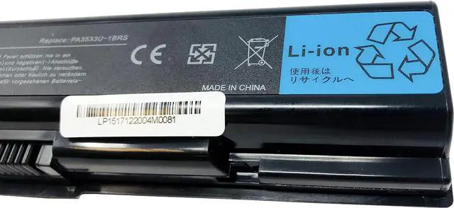 Alt view image 5 of 7 - GHU New Battery 98 WH PA3727U-1BRS PA3535U-1BRS 12 Cell 8800 mAh Li-ion Replacement for Toshiba Satellite A200 A205 A210 A300 A350 A350 A505 L305 L300 L450 L455 L450D L500 L505 PABAS098
