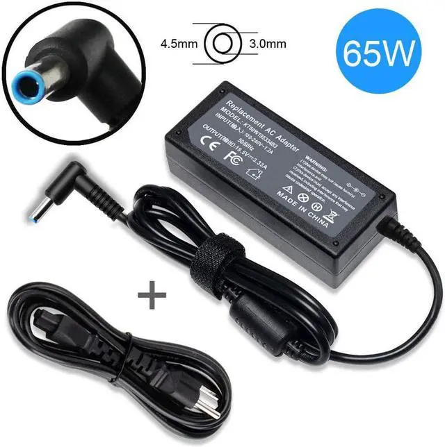 Alt view image 7 of 7 - Gomarty 19.5V 3.33A PPP09C Replacement AC Adapter for HP Chromebook 14-q010nr 14-q020nr, Compatible Part Numbers:PA-1650-34HE PPP009A AD9043-022G2 709985-001 710412-001 709985-002 Power Supply