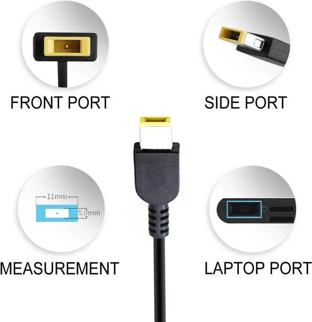 Alt view image 2 of 7 - HotTopStar 230W AC Adapter Replacement for Lenovo Legion 5 Charger, for Legion 5 5i 5P Y7000 Y7000P Y9000K Y520 Thinkpad P73 P72 P71 P70 P53 P52 P51 P50 4X20E75111(20V 11.5A) Laptop Charger
