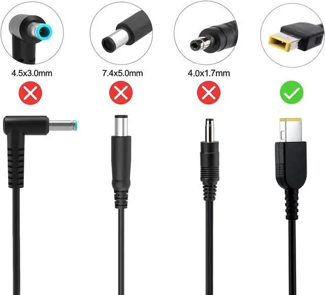 Alt view image 4 of 7 - HotTopStar 230W AC Adapter Replacement for Lenovo Legion 5 Charger, for Legion 5 5i 5P Y7000 Y7000P Y9000K Y520 Thinkpad P73 P72 P71 P70 P53 P52 P51 P50 4X20E75111(20V 11.5A) Laptop Charger
