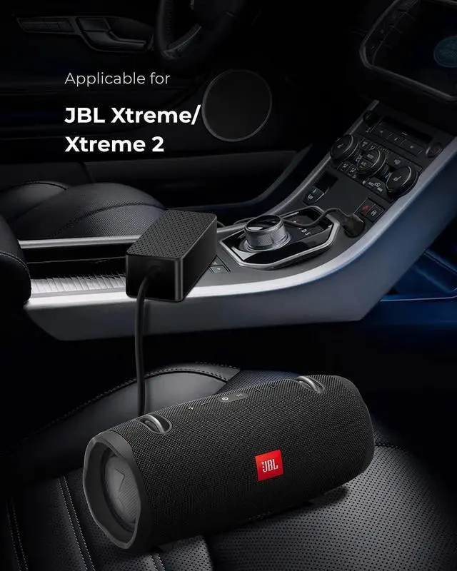Alt view image 7 of 7 - KFD 19V 3.42A 65W Vehicle Car Charger for JBL Xtreme Xtreme 2 Xtreme Extreme 1 2, JBL Boombox Portable Wireless Speaker (Black Blue Red) JBL Boost TV SoundBar AC DC 12V-24V Auto Charger Power Adapter