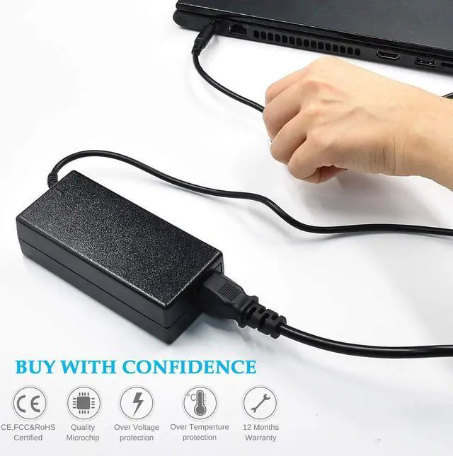 Alt view image 7 of 7 - 135W 19V 7.1A AC Adapter Laptop Charger for HP 384023 391174-001 397803-001 481420-001 PA-1131-08HC,HP DC7800 DC7900;HP Compaq Elite 8000 8200 8300 NC4400 NC6300 NC6400 NC6120 NC6110 Power Supply Cord