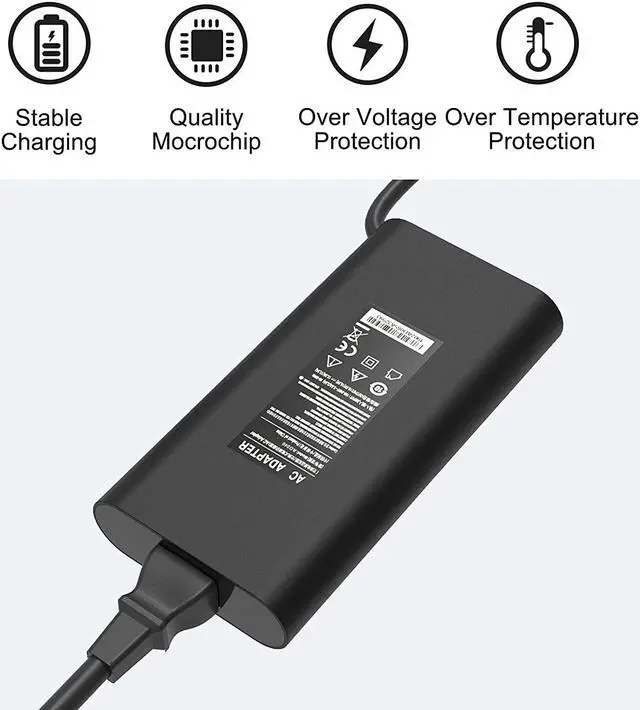 Alt view image 2 of 7 - HotTopStar 19.5V 12.3A 240W AC Adapter Charger Compatible for Dell Precision 7730 7520 7720, Dell Alienware 15 R4 R3 R2 R1, M17X R2 M17X R3 M4700 M6400, LA240PM180, 7XCR6, DA240PM180 Power Cord