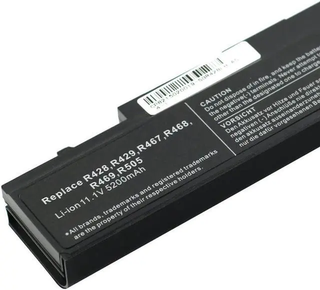 Alt view image 5 of 7 - 4400mah Quality Replacement Laptop Battery for Samsung Part# AA-PB9NC6B AA-PB9NS6B AA-PL9NC2B AA-PL9NC6B fit Models NP-R530 NP-R480 NP-R522 NP-R519 NP-R440 NP-R580