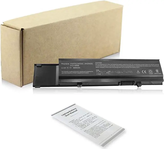 Alt view image 6 of 6 - Bay Valley Parts 9 Cell 11.1V 7800mAh New Replacement Laptop Battery for DELL: Vostro 3400 Vostro 3500 Vostro 3700 V3400 V3500 V3700 004GN0G 04D3C 312-0998 4JK6R CYDWV P06E P09F TXWRR TY3P4