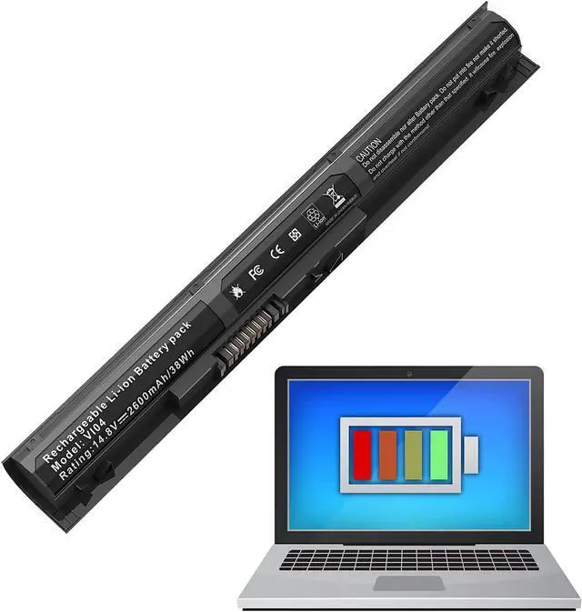 Main image of VI04 V104 Battery Laptop Battery Replacement for HP ProBook 440 G2 450 G2 TPN Q139 Q140 Q141 Q142 Q143 HP Envy 14 15 17 Series,fit 756743-001 756745-001 756479-421 HSTNN-DB6K HSTNN-LB6K