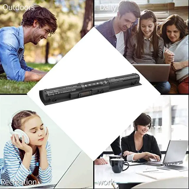 Alt view image 7 of 7 - VI04 V104 Battery Laptop Battery Replacement for HP ProBook 440 G2 450 G2 TPN Q139 Q140 Q141 Q142 Q143 HP Envy 14 15 17 Series,fit 756743-001 756745-001 756479-421 HSTNN-DB6K HSTNN-LB6K