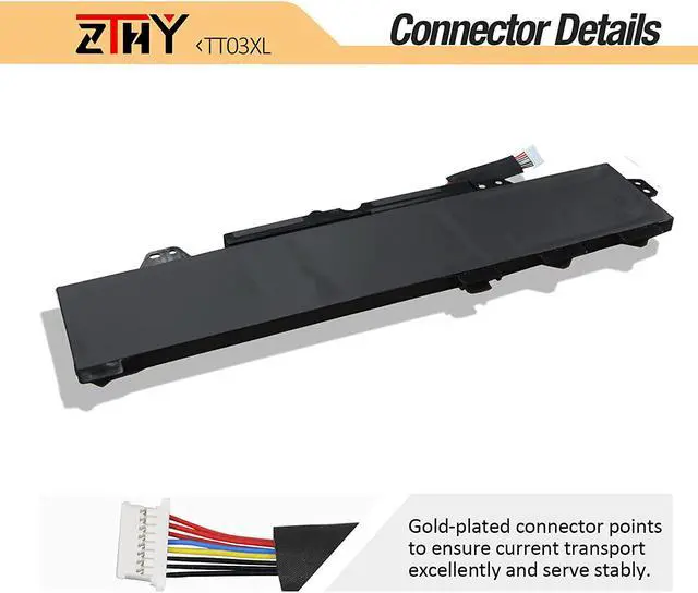 Alt view image 4 of 7 - ZTHY TT03XL 933322-855 932824-421 Laptop Battery Replacement for HP EliteBook 755 G5 /850 G5 /850 G6, ZBook 15U G5 /15U G6 Series 932824-1C1 932824-2C1 HSTNN-LB8H HSTNN-DB8K 11.55V 56Wh 4850mAh