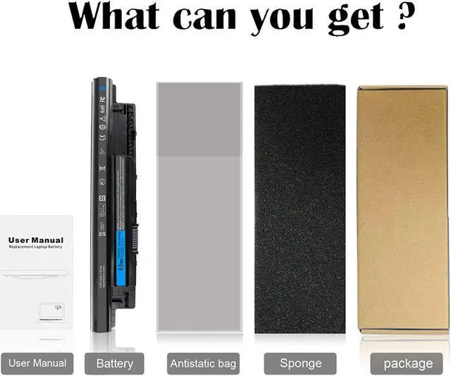 Alt view image 6 of 6 - 65WH MR90Y Battery for Dell Inspiron 17 5000 Series 15 3521 3543 3421 3542 3537 5721 5537 i3531 i3531-1200bk 17-3721 17-5748 17-5749 15-3878 m531r-5535 m731r-5735 P40F - 12 Months Warranty