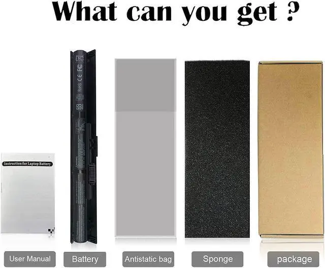 Alt view image 6 of 7 - VI04 Notebook Battery for HP Spare 756743-001 756478-851 756744-001 756478-421 756478-422 VI04041 VI04XL VI04041-CL HSTNN-LB6I HSTNN-C82C ProBook 450 G2 Pavilion 15-P226NR 15-P213CL Envy M7-K111DX