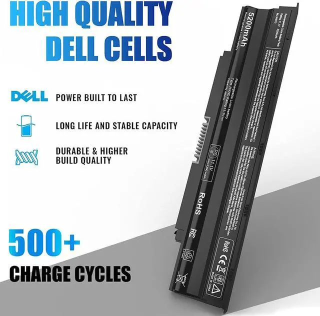 Alt view image 2 of 7 - J1KND Laptop Battery Compatible with Dell Inspiron N7110 N5010 N5110 3420 3520 N4050 9T48V N5030 N5050 N5040 4T7JN N4010 M5040 13r 14r 15r N4110 N3010 M5110 M4110 M501 M503 17R 1540 [5200mAh/49wh]
