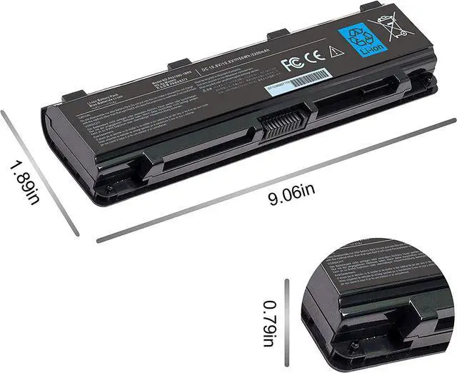 Alt view image 3 of 7 - PA5109U-1BRS PABAS272 Battery for Toshiba Satellite S75-B C75 C75D-B C75D-C C55 C75D-B7100 C75D-B7304 C75D-A7223 L75-B7150 L75D-A7284 S75-A7334 C55D-A5381 C55-A5135 C55-A5172 PA5110U-1BRS PA5108U-1BRS