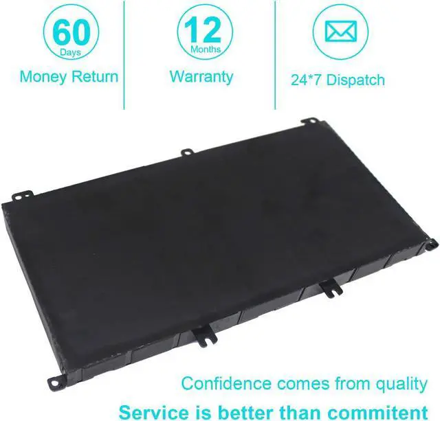Alt view image 5 of 7 - 74WH 357F9 Laptop Battery for Dell Inspiron 15 7000 Gaming 15 7559 i7559 7557 i7557 5577 7567 5576 7566 i7559-5012GRY i5577-7342blk-pus INS15PD Series P65F P65F001 P57F 71jf4 071jf4 0GFJ6 0357F9