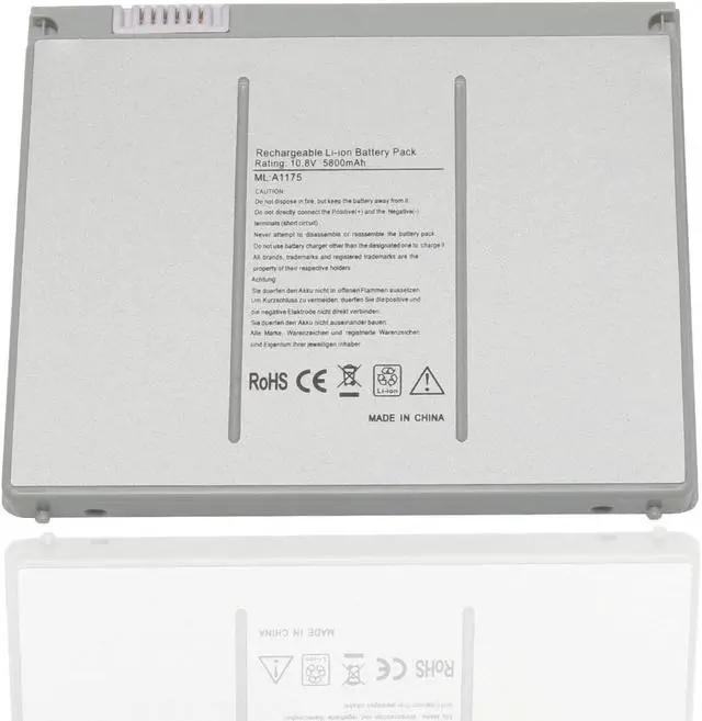 Main image of A1175 Replacement Laptop Battery for MacBook Pro 15-inch Battery A1175 A1211 A1226 A1260 A1150 Battery