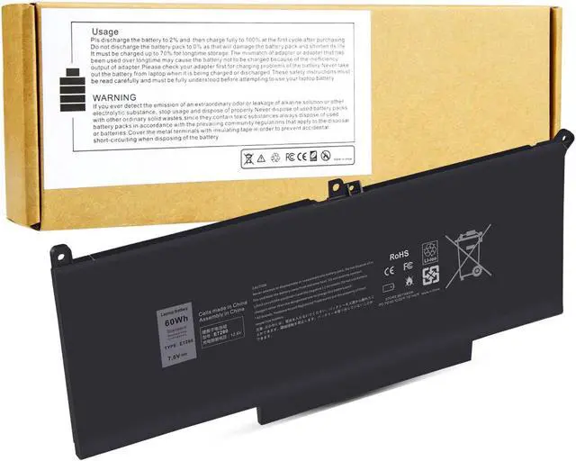 Main image of 60Wh F3YGT Laptop Battery for Dell Latitude 12 7000 7280 7290/13 7000 7380 7390 P29S002/14 7000 7480 7490 P28S P28S001 P73G P73G002 Series DM3WC 0DM3WC DM6WC 2X39G KG7VF V4940 451-BBYE 453-BBCF
