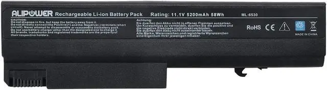 Main image of Alipower Laptop Battery Compatible with HP ProBook 6550B 6455B 6730B 6735B 6530B, fits 482962-001 HSTNN-UB69 KU531AA TD06 TD09