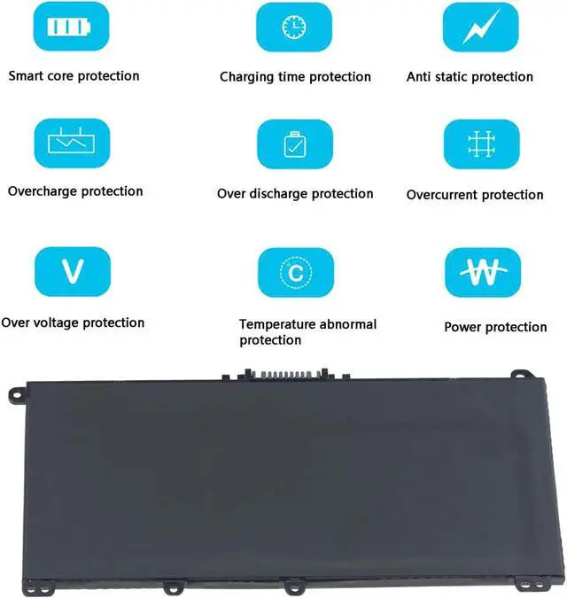 Alt view image 3 of 6 - HT03XL TF03XL Laptop Battery for HP Pavilion 14-CE 14-CF 14-CK 14-DF 14-DH 14-MA 14-cm 14Q-CS 14Q-CY 15-CS 15-DA 15-DB 15-CW 17-by 17-CA 240 245 250 255 G7 340 348 G5 L11119-855 L11421-421
