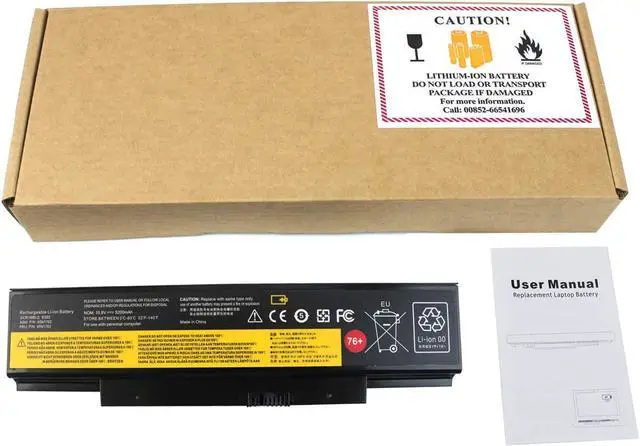 Alt view image 6 of 6 - 45N1762 76+ Laptop Battery Compatible with Lenovo ThinkPad (Edge) E550 E550c E555 E560 E565 Series 3INR19/65-2 45N1758 45N1759 45N1760 45N1763 4X50G59217 10.8V 5200MAH