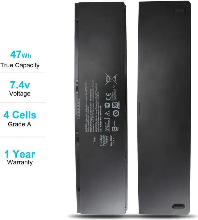 Alt view image 5 of 7 - Type 34GKR E7440 Laptop Battery Replacement for Dell Latitude E7440 E7450 E7420 3RNFD 5K1GW V8XN3 PFXCR G95J5 G0G2M F38HT T19VW 0909H5 0G95J5 P40G 451-BBFV 451-BBFS 451-BBFY E225846 4-Cell