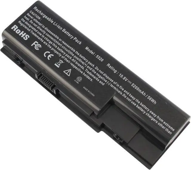 Alt view image 2 of 5 - High Performance Laptop Battery fit Gateway MDJ7820u Acer AS07B31 AS07B32 AS07B41 AS07B42 AS07B51 AS07B52 AS07B61 AS07B71 AS07B72, Aspire 5920 5315 5520 6930 7520 7720 - Long Life -Futurebatt