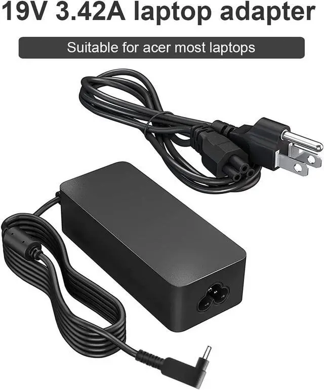 Alt view image 5 of 7 - Pa-1450-26 Acer Charger, Adp-45fe f Acer Charger Compatible with Acer Aspire a515-54 Charger for Acer a115-31-c0yl Charger and Acer Chromebook C720 Charger, Included AC Adapter and Power Cord