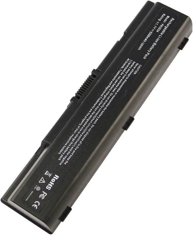 Alt view image 2 of 4 - Laptop Battery for Toshiba PA3534U-1BRS Toshiba Satellite A200 A205 L201 L202 L203 L205 L300 L300D L305 L305D 11.1V 5200mAh Black