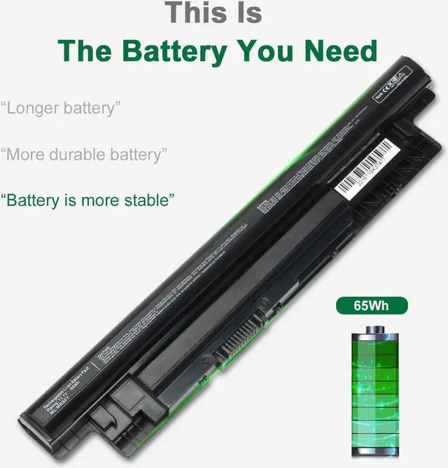 Alt view image 2 of 7 - New MR90Y 65Wh Laptop Baltey for Dellinspiron 15 3542 14 3421 14R 5421 14R 5437 15 3521 15R 5521 15R 5537 17 3721 17 3737 17R 5721 17R 5737 it DellLattude 3440 3540 vostro 2421 2521 Series