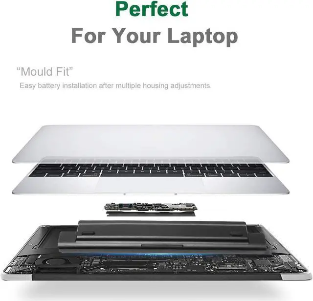 Alt view image 6 of 7 - New MR90Y 65Wh Laptop Baltey for Dellinspiron 15 3542 14 3421 14R 5421 14R 5437 15 3521 15R 5521 15R 5537 17 3721 17 3737 17R 5721 17R 5737 it DellLattude 3440 3540 vostro 2421 2521 Series