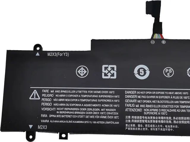 Alt view image 2 of 6 - Fully. New L15M4PC2 L15L4PC2 Replacement Laptop Battery Compatible with Lenovo Yoga 710-14ISK 710-14IKB 710-15IKB 710-15ISK Yoga 710-11 Series 5B10K90778 5B10K90802-7.64V 53Wh