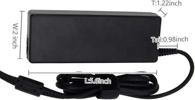 Alt view image 3 of 6 - 110W 15.6V 7.05A CF-AA5713A M2 CF-AA5713A M1 Power Charger, for Panasonic Toughbook CF-31 CF-53 CF-52 CF-19 CF-54 CF-33 CF-74 Laptop AC Adapter with Power Cord 5.5 2.5mm