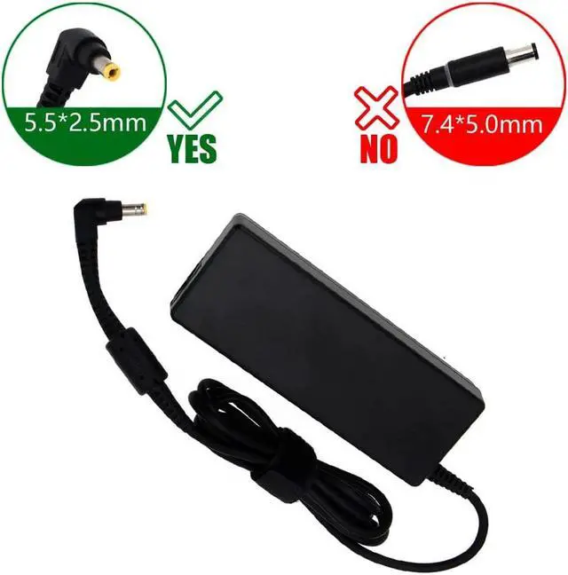 Alt view image 4 of 6 - 110W 15.6V 7.05A CF-AA5713A M2 CF-AA5713A M1 Power Charger, for Panasonic Toughbook CF-31 CF-53 CF-52 CF-19 CF-54 CF-33 CF-74 Laptop AC Adapter with Power Cord 5.5 2.5mm
