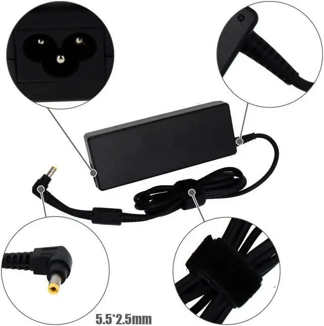 Alt view image 5 of 6 - 110W 15.6V 7.05A CF-AA5713A M2 CF-AA5713A M1 Power Charger, for Panasonic Toughbook CF-31 CF-53 CF-52 CF-19 CF-54 CF-33 CF-74 Laptop AC Adapter with Power Cord 5.5 2.5mm