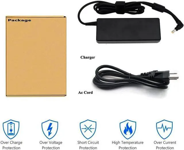 Alt view image 6 of 6 - 110W 15.6V 7.05A CF-AA5713A M2 CF-AA5713A M1 Power Charger, for Panasonic Toughbook CF-31 CF-53 CF-52 CF-19 CF-54 CF-33 CF-74 Laptop AC Adapter with Power Cord 5.5 2.5mm