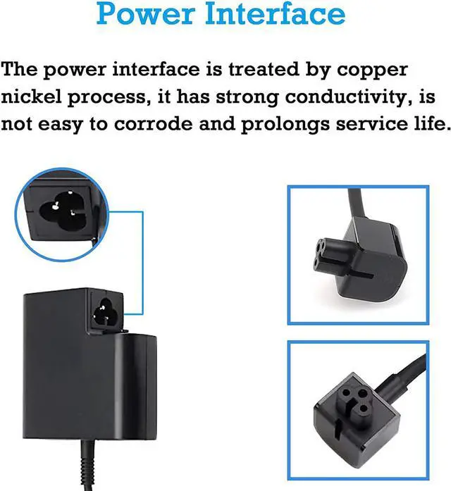 Alt view image 3 of 7 - 65W USB C Laptop Charger for HP Spectre x360 13 Series 13-ac023dx 13-ac033dx 13-ae015dx 13-w023dx 13-w013dx 13-v011dx 13-v111dx Ac Adapter Power Cord