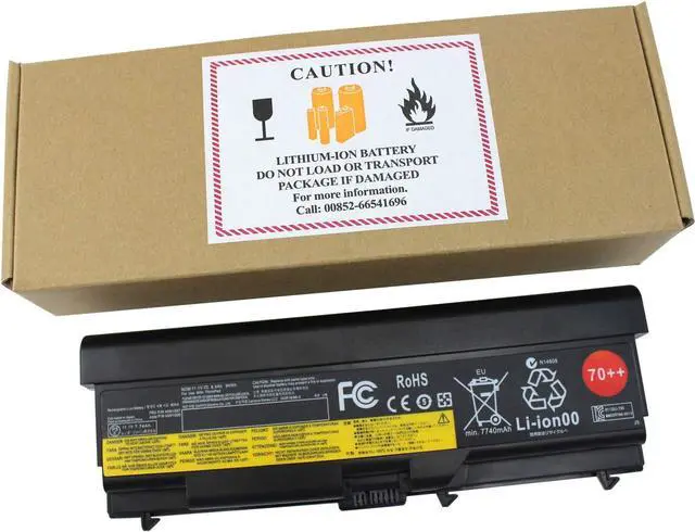 Alt view image 6 of 7 - BYTEC 9-Cell 94Wh 70++ 0A36303 Laptop Battery Compatible with Lenovo ThinkPad T430 T420 T410 T530 T520 T510 W530 W520 W510 L430 L420 L412 L530 L520 L512 45N1011 45N1010 0A36302